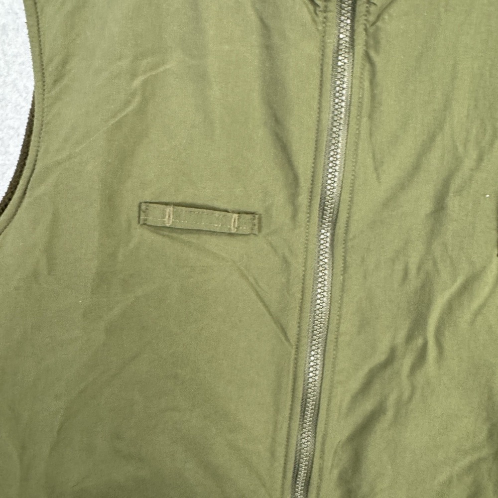VF Imagewear Olive Green Insulated Vest Mens‎ Medium Long 3M Thinsulate USA VTG - Picture 10 of 16